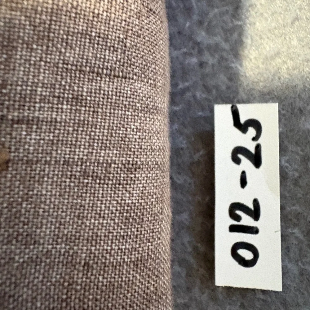 Joseph Abboud Dress Pants Mens 42x28 Tan 100% Linen Leomaster Italian Fabric